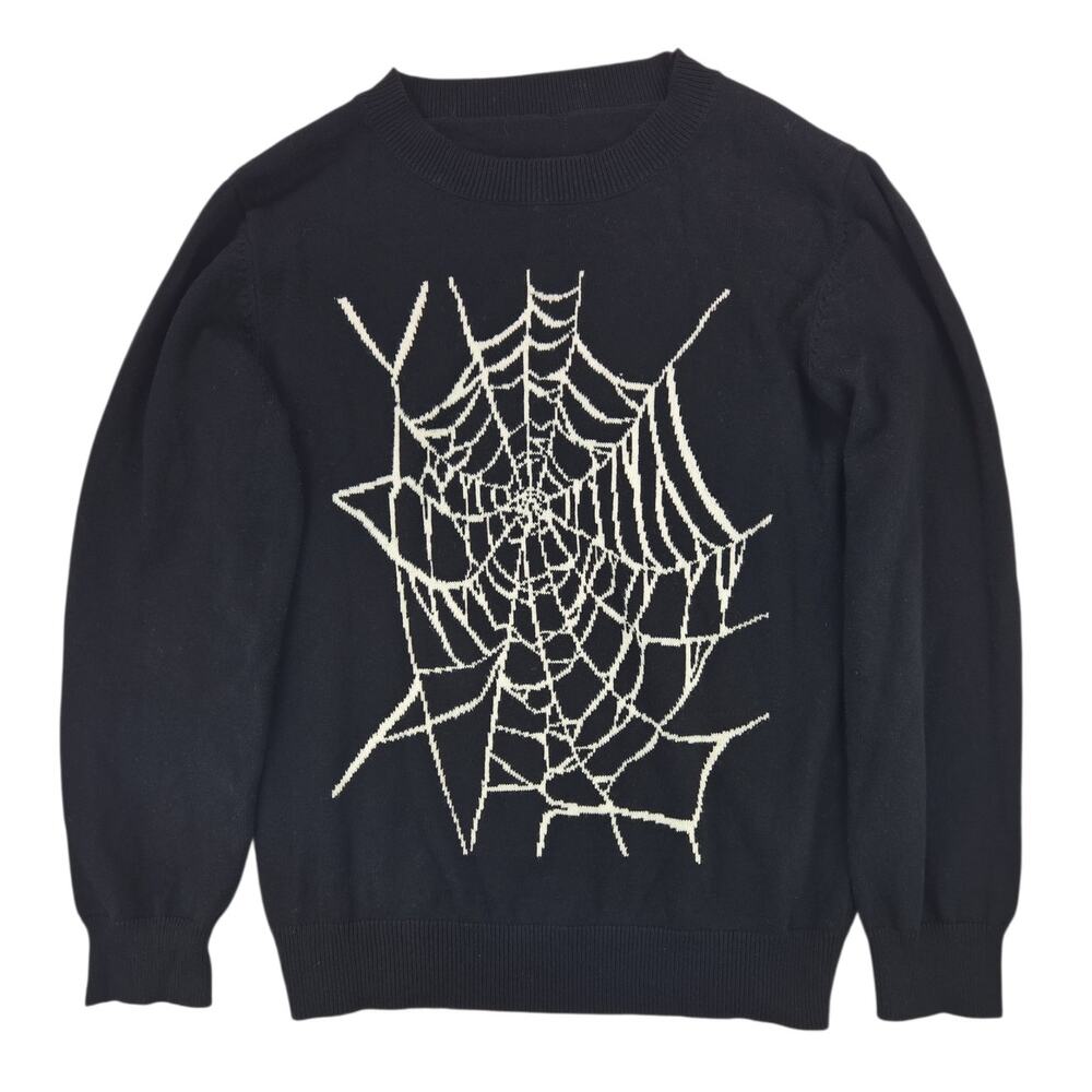 Straight to Hell | Spider Web Knit Sweater